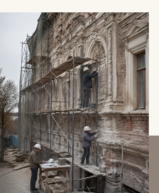 Реставрация объектов культурного наследия под ключ в Новоуральске