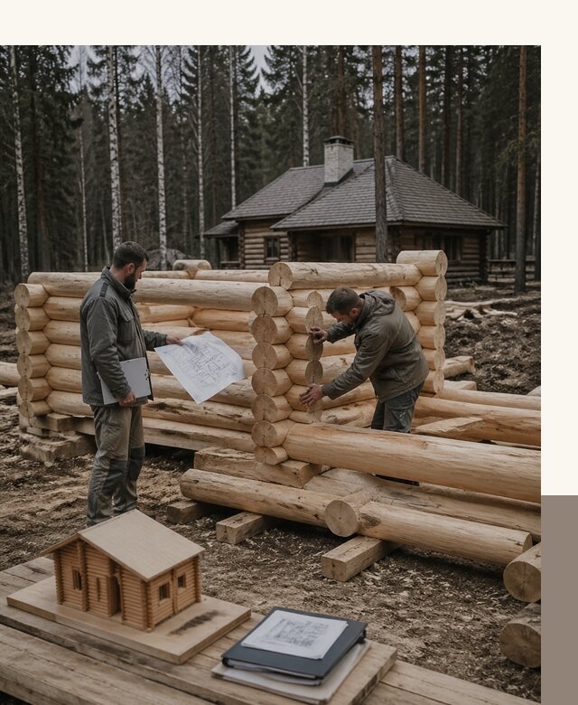 Проектирование и строительство домов из бревна в Новоуральске